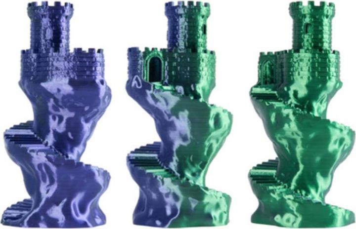 Produktbild Filament · PLA Magic SILK · MYSTIC ORCHID · 1.75mm · 1kg (PLA, 1.75 mm, 1000 g, Mehrfarbig)