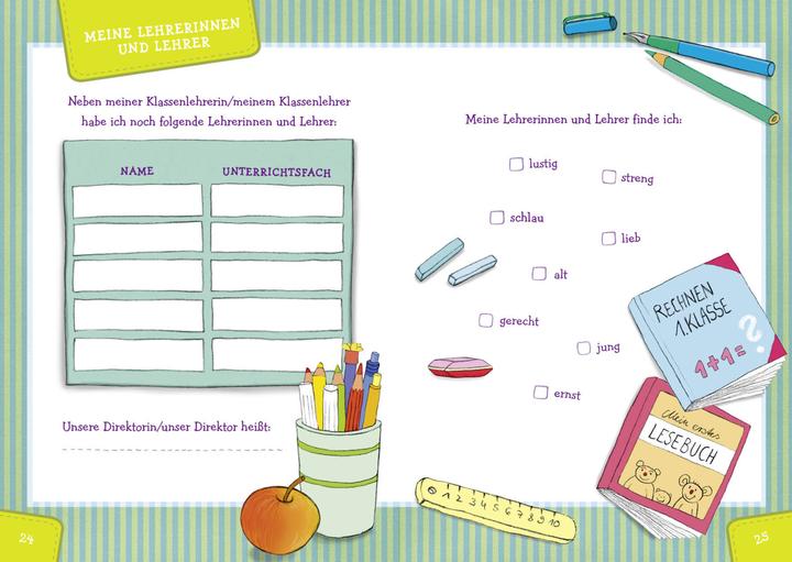 Actual product image Mein erster Schultag - M?dchen (German, Entry books, 2020)