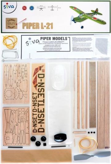 Actual product image Siva FF PIPER L-21B rubber motor model
