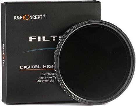 K&F Concept Variabler ND-Filter (55 mm, ND- / Graufilter)