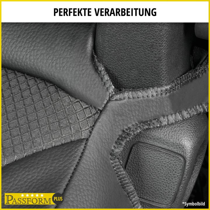 Actual product image Walser Premium Car Seat Cover for Renault Master II 1998-Today, 2 Single Seat Covers Front