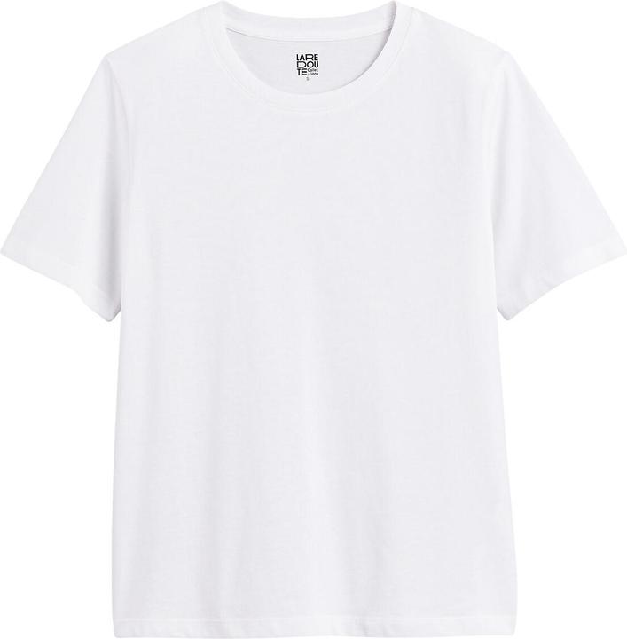 Produktbild La Redoute Collections T-Shirt mit rundem Ausschnitt und kurzen Ärmeln (L)