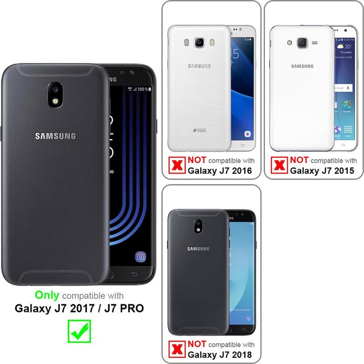 Productafbeelding Cadorabo Boek met 3 kaartsleuven Omslag (Samsung Galaxy J7 2017)