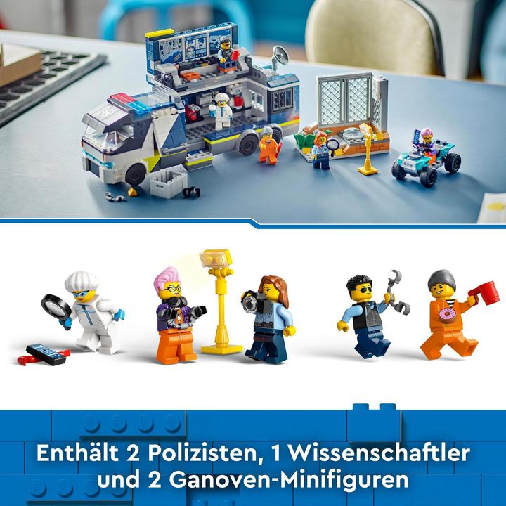 Actual product image LEGO 60418 Police truck with laboratory (60418, LEGO City)