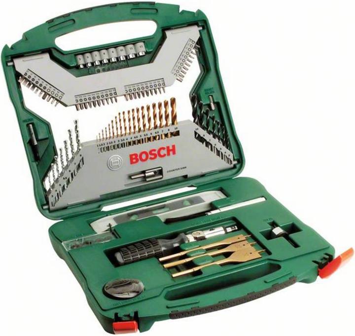 Productafbeelding Bosch Zubehör X-Line Titanium boor- en bitset 100 stuks (32 mm, 38 mm, 45 mm, 54 mm)