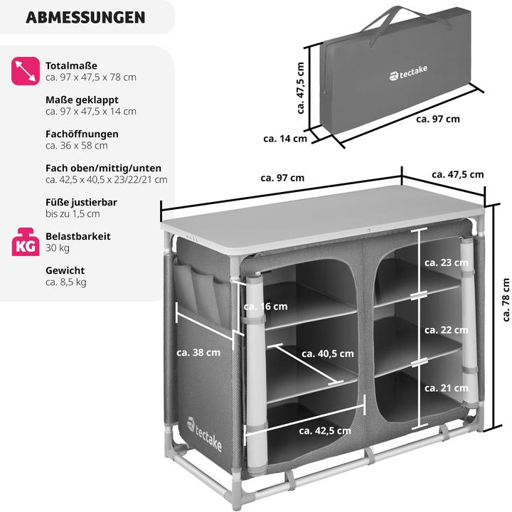 Immagine prodotto tectake Cucina da campeggio