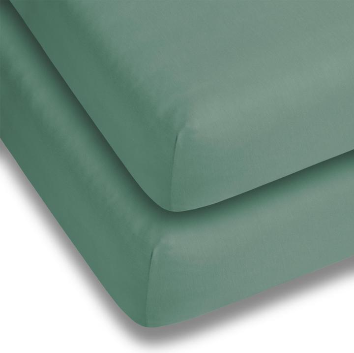 Actual product image Aspero 2 x cotton fitted sheets (180 x 200 x 25 cm)