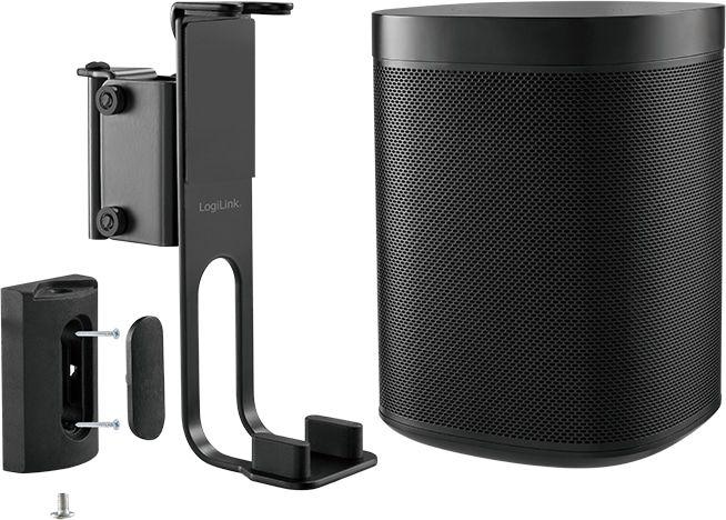 Actual product image LogiLink Wall mount for Sonos One, Play:1, One SL (1 pcs., Wall installation, Rotatable, Tiltable, Pivoting)