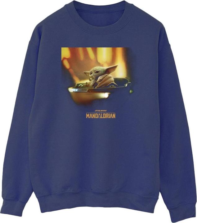 Star Wars The Mandalorian Grogu Painted Sweatshirt (L)