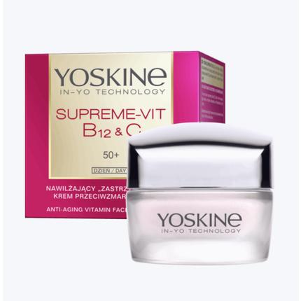 Yoskine Supreme-Vit B12 & C Moisturizing Day Cream 50+ For Face 50Ml (50 ml, Tagescreme)
