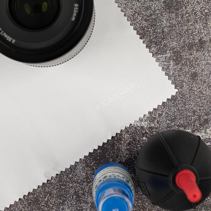 Actual product image Caruba Microfibre Lens Cloth 30x30 White
