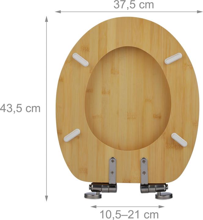 Actual product image Relaxdays Toilet lid
