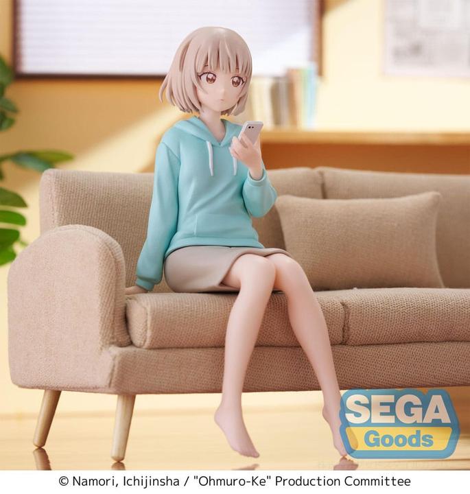 Actual product image Sega Ohmuro-Ke PM Perching PVC Statue Nadeshiko Ohmuro 14 cm