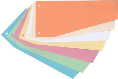 Immagine prodotto Schäfer Shop Strisce divisorie trapezoidali, cartone, liscio, 100 pezzi