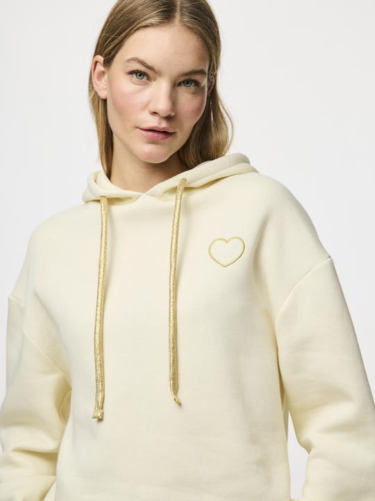 Produktbild Pieces Pcchilli Ls Heart Hoodie Noos Bc (M)