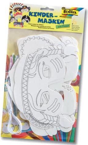 Produktbild Folia Kindermasken Abenteuer
