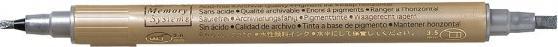 Actual product image Rayher Calligraphy pen 2 + 3.5 mm metallic silver (Metallic Silver)