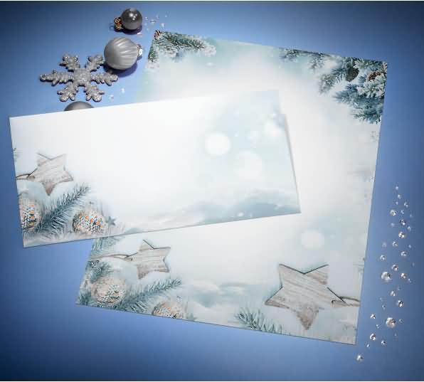 Image du produit Sigel Couvert Snow Star Christmas, 25 pièces (11 x 22 cm, 25 x)