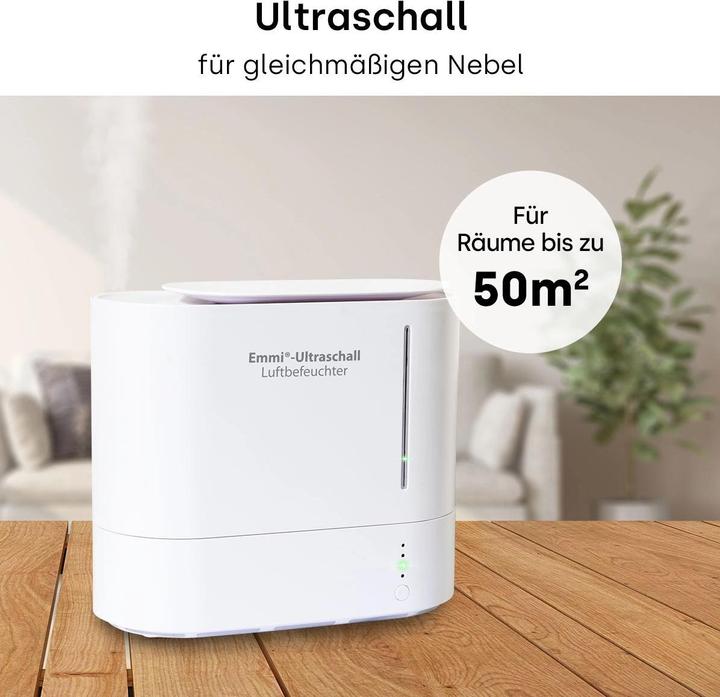 Actual product image Emmi-dent Ultrasonic humidifier oval (50 m²)