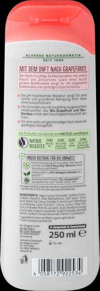 Image du produit dm alverde Gel douche Pamplemousse Bambou (250 ml)