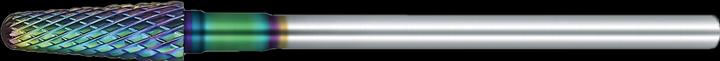 Promed Hartmetall-Bit schmaler Kegel, Regenbogen-Serie (1 x)