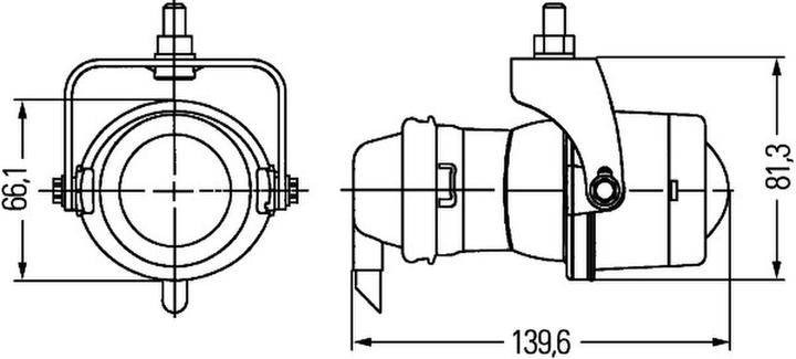 Actual product image Hella Halogen fog lights for CLAAS