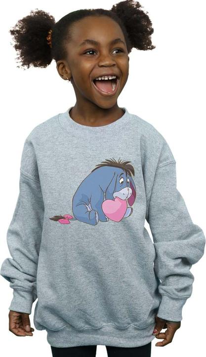 Actual product image Disney Girls Winnie The Pooh Eeyore Mouth Sweatshirt (152, 158)