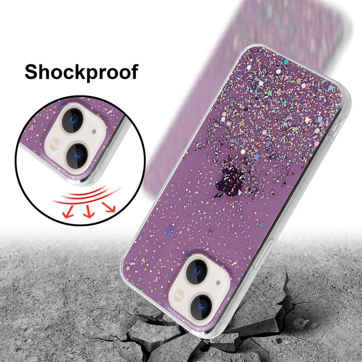 Actual product image Cadorabo TPU cover sparkling glitter (Apple iPhone 13)