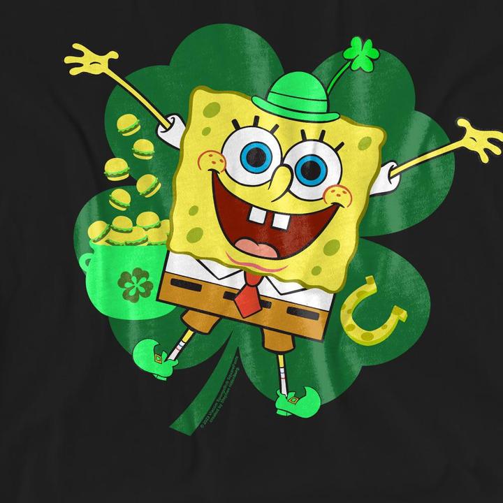 Produktbild Spongebob Squarepants Spongey TShirt St PatricksTag (L)