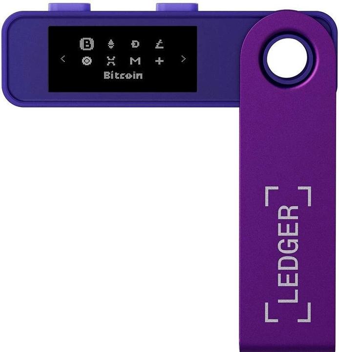 Produktbild Ledger Nano S Plus - Amethyst Purple (Ripple, Bitcoin, Litecoin, Cardano, TRON, Bitcoin Cash, Ethereum Classic, Ether, Stellar, Monero, Dogecoin)