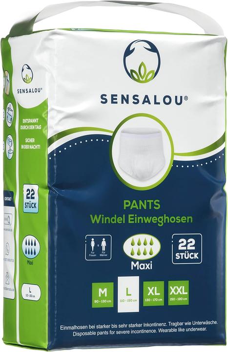 Immagine prodotto Sensalou Pannolini per adulti Pantaloni per incontinenza (44 x, M)