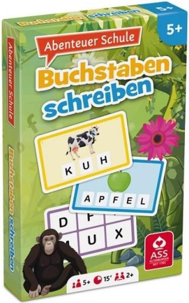 Produktbild ASS Altenburg 22572850 - Abenteuer Schule - Buchstaben schreiben, Kartenspiel 2+ Spieler, ab 5 Jahren (DE-Ausgabe) (Deutsch)