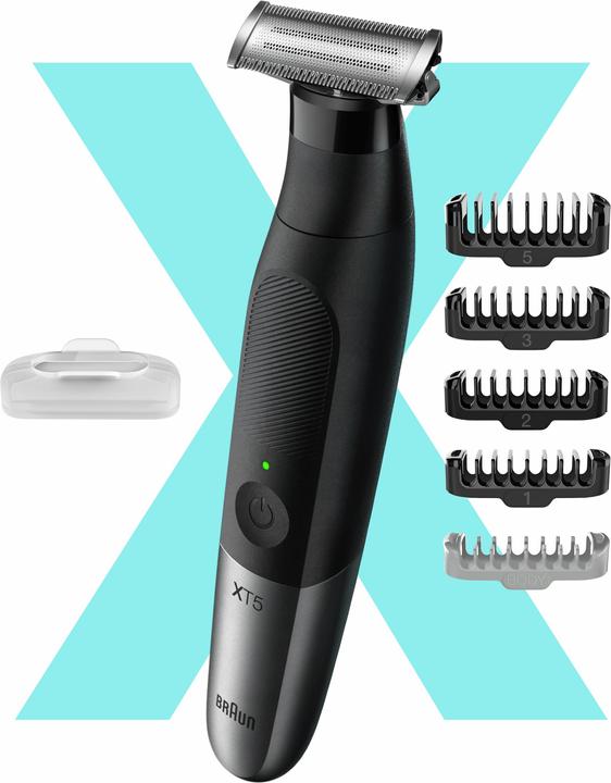 Image du produit Braun Rasoir-Tondeuse Hybride Series XT5, Rasoir VIsage, Tondeuse Corps, Lame Durable, XT5100