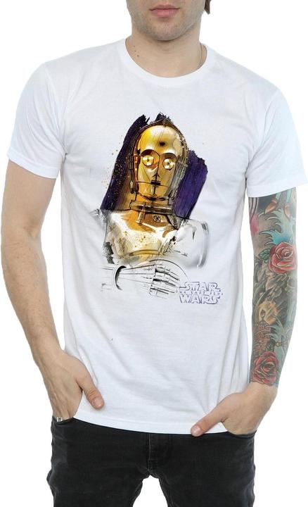 Image du produit Star Wars - T-shirt THE LAST JEDI C-3PO BRUSHED - Homme (XL)