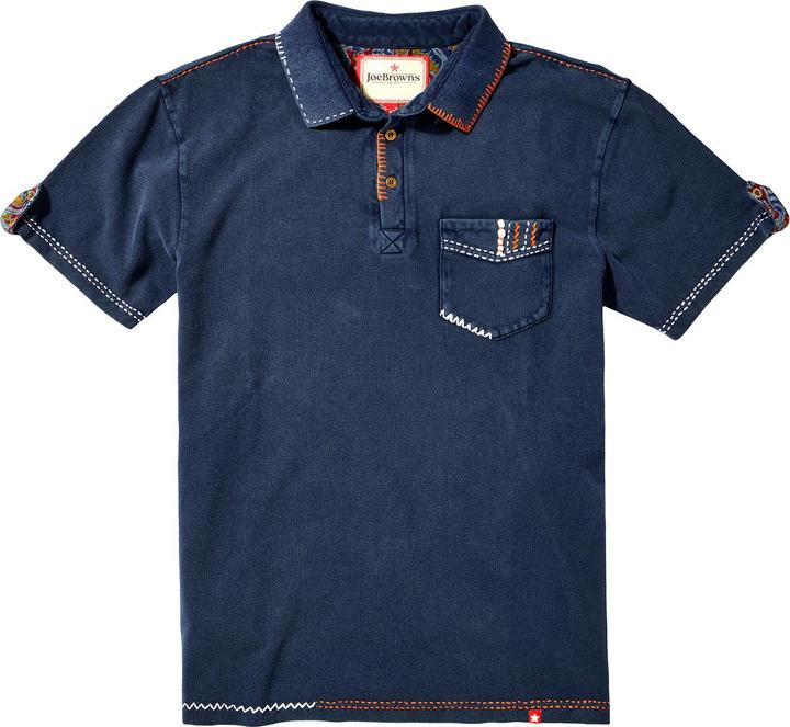 Immagine prodotto Joe Browns Contrast Stitch Chest Pocket Pique Polo Shirt (XL)