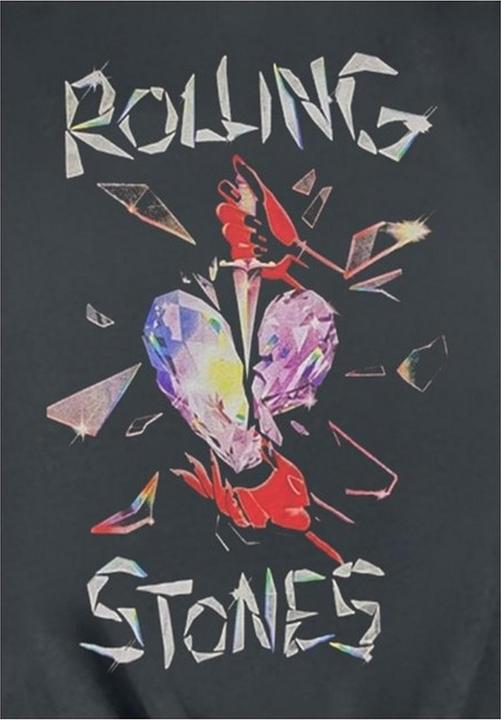 Actual product image Amplified Womens/Ladies Hackney Diamonds The Rolling Stones Crop Top (M)