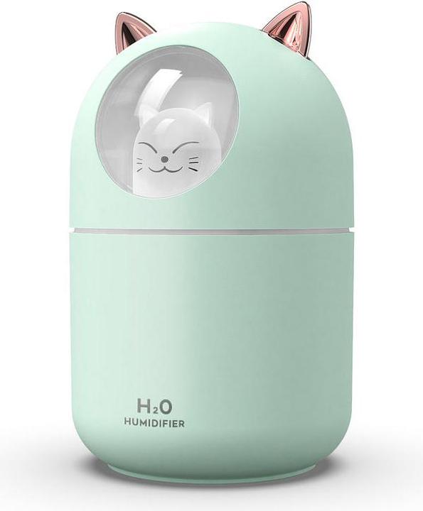 Immagine prodotto VR Shinecon Umidificatore a luce notturna, modello H2O acqua di gatto verde