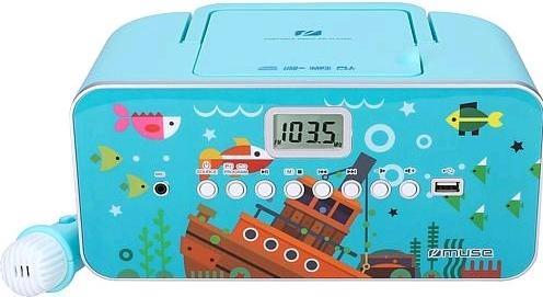 Immagine prodotto Muse M29KB Lettore CD per bambini CD, FM, USB Con microfono (FM, MW, PLL)