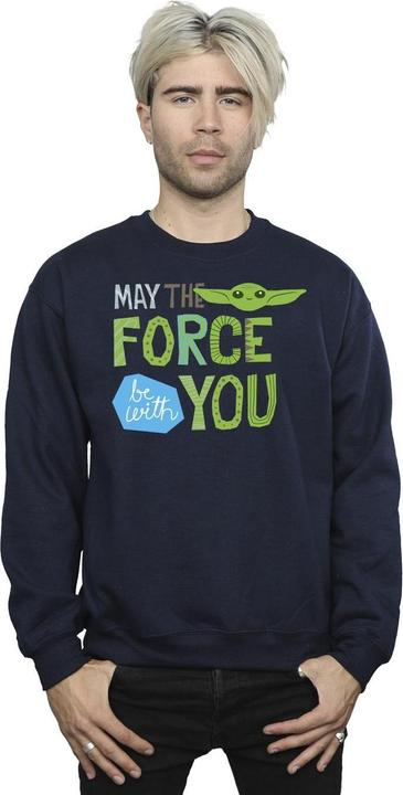 Immagine prodotto Star Wars The Mandalorian May The Force Be With You Felpa Uomo (XL)