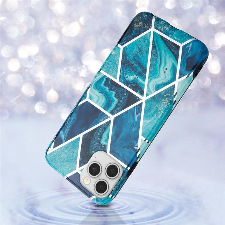 Produktbild Cadorabo IMD TPU Bunter Marmor Cover (Apple iPhone 12, Realme 12 Pro+)