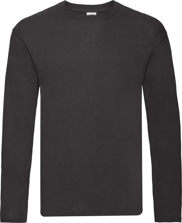 Actual product image Fruit of the Loom Mens Original Long-Sleeved T-Shirt (M)