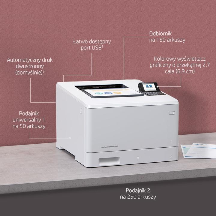 Productafbeelding HP Kleuren LaserJet Enterprise M455dn (Laser, Kleur)