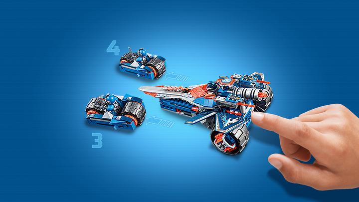 Actual product image LEGO Nexo Knights Clay’s Rumble Blade (70315, LEGO Nexo Knights)