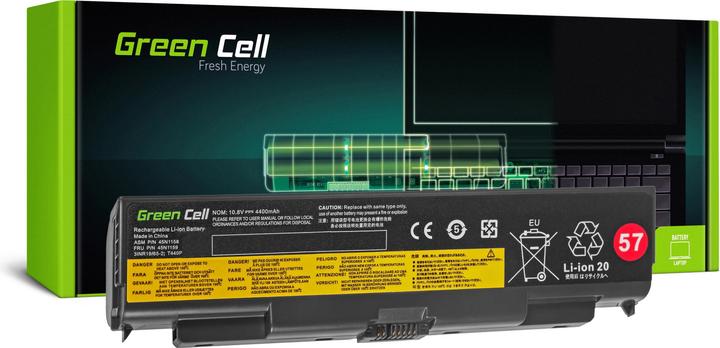 Image du produit GreenCell Batterie pour ordinateur portable Lenovo Thinkpad L440 / L540 / T540p et plus. (6 cellules, 4400 mAh)