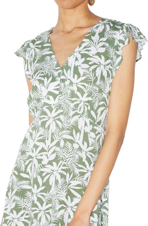 Produktbild Dorothy Perkins Safari Midikleid Knopfdetail Rüschen (42 D)