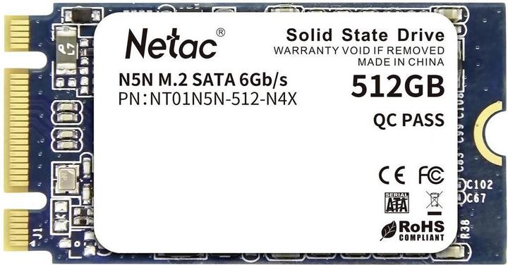 Immagine prodotto Netac SSD M.2 SATA interno 2242 (512 GB, M.2 2242)