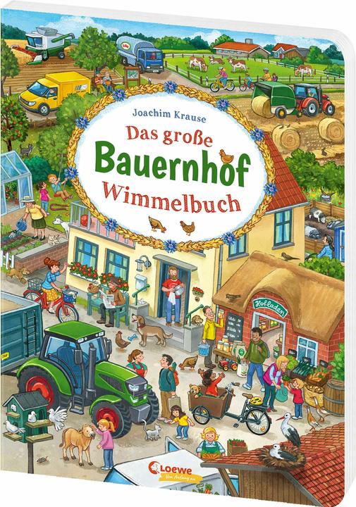 Actual product image Loewe Das grosse Bauernhof-Wimmelbuch (German, Joachim ruffle, Loewe Wimmelbücher, 2024)