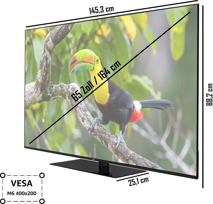 Immagine prodotto JVC LT-65VU6355 LED-TV (65", LED, 4K, 2023)