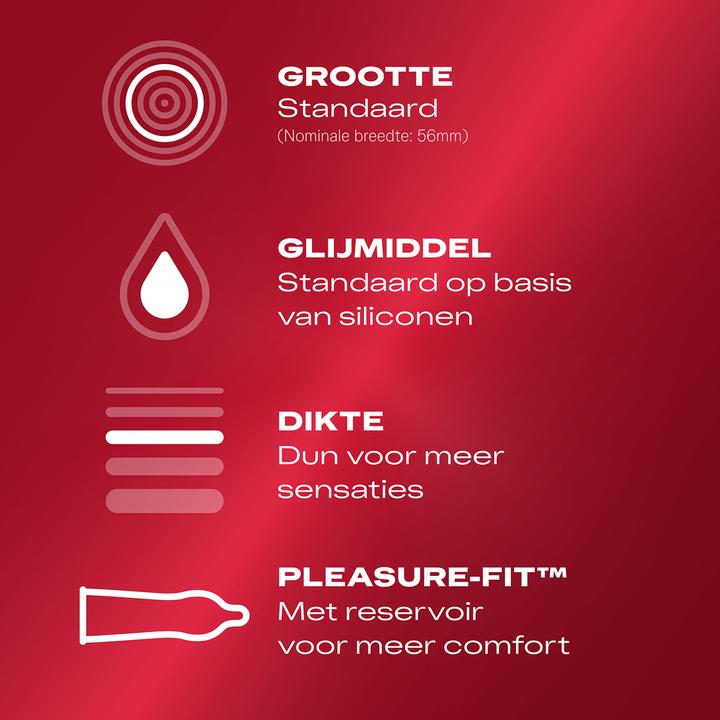 Actual product image Durex Condoms Thin Feel - 144st (144 pcs.)