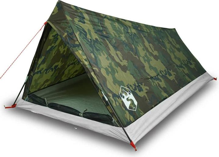 Actual product image VidaXL Camping tent 2 person camouflage pattern waterproof (Dome tent, 1.40 kg, 2 persons)